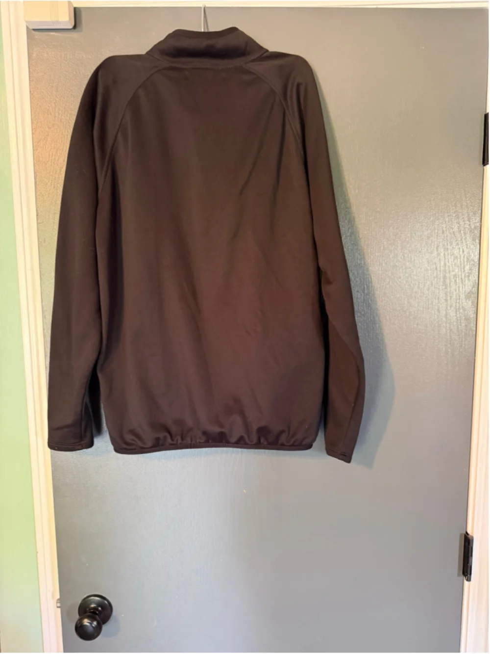 Men's The North Face Black Quarter Zip Pullover Sweater Size M